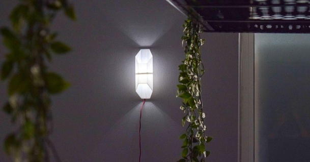 hexlamp LED ronielgt descargar gratis stl modelo imprimiblescom 3d modelos Arte diseño wall mounted hexagonal lámpara luz tira llevada 3d print model - Mito3D