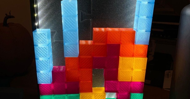 ışık up Tetris kule rma0324 indir Bedava stl model printablescom 3d modeller Sanat tasarım tasarımlar yarışma 3d print model - Mito3D