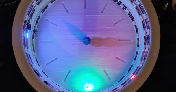 leddial Javier rizzo descargar gratis stl modelo imprimiblescom 3d modelos casa decoración arduino reloj marcar LED ligero 3d print model - Mito3D