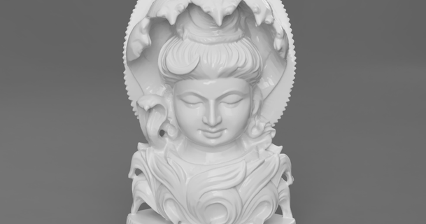Shiva büst ilahi yılan başlık yapımı tanrılar Hindistan indir Bedava stl model printablescom 3d modeller Sanat tasarım heykeller güzel oymacılık Tanrı Hindu 3d print model - Mito3D