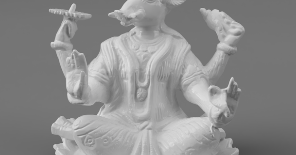 varaha boar making gods india download free stl model printablescom 3d models art & design sculptures brass hindu sculpture vishnu 3d print model - Mito3D