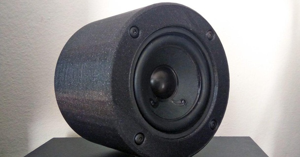 speaker enclosure the3designer download free stl model printablescom 3d models gadgets audio loudspeaker 3d print model - Mito3D