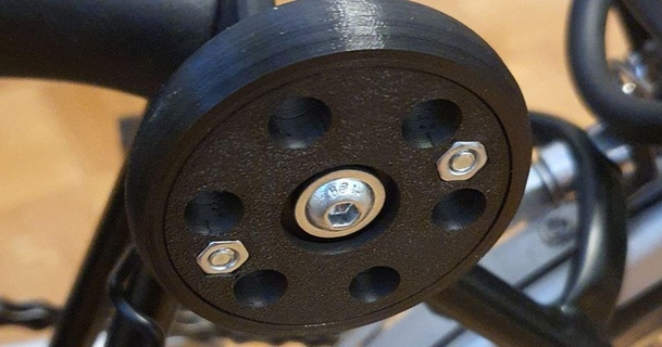 brompton rollers wheels replacement bearing boris download free stl model printablescom 3d models sports & outdoor roller wheel 3d print model - Mito3D