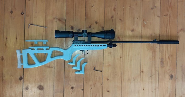 artemis spa cp2 rifle stock v3 lupo solitari download free stl model printablescom 3d models sports & outdoor airgun ergonomy 3d print model - Mito3D