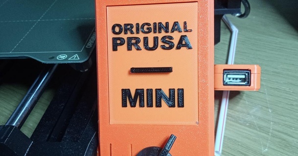 prusa mini lcd panel dust cover colin download free stl model printablescom 3d models printers accessories 3d print model - Mito3D