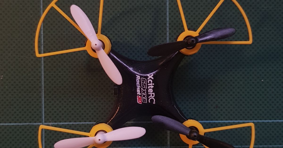 pervane koruma quadrocopter bingoprintler indir Bedava stl model printablescom 3d modeller hobi yapımcılar rc robotik Uçan göz koruması 3D print model - Mito3D