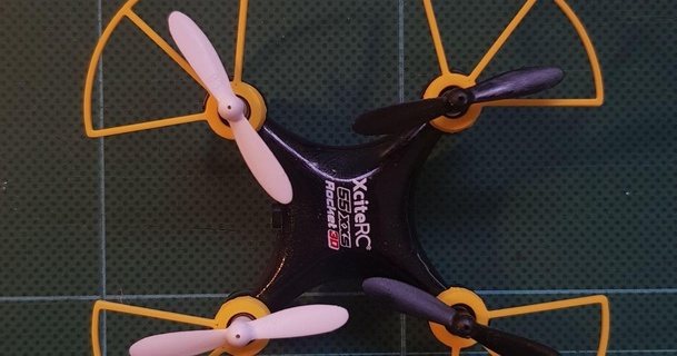 pervane koruma quadrocopter bingoprintler indir Bedava stl model printablescom 3d modeller hobi yapımcılar rc robotik Uçan göz koruması 3d print model - Mito3D