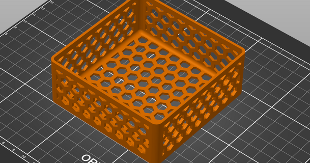 Remix parametrisch Box Hexagon Ausschnitte weissi download frei stl Modell Printablescom 3d Modelle Hobby Macher Veranstalter 3d print model - Mito3D