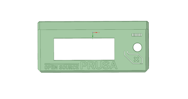open source prusa stock mk3s lcd cover bad dachshund download free stl model printablescom 3d models printers accessories lcdcover prusai3mk3s 3d print model - Mito3D