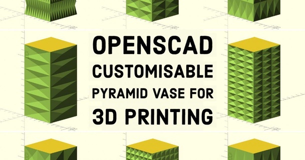 özelleştirilebilir piramit vazo brettlawler indir Bedava stl model printablescom 3d modeller ev halkı dekor Sanat kodu özel 3d print model - Mito3D