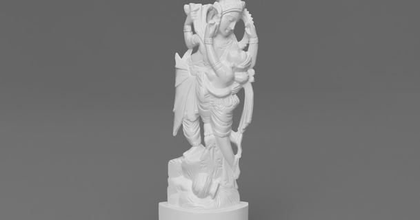 amoroso abraço Radha Krishna Deuses Índia baixar livre stl modelo printablescom 3d modelos arte Projeto esculturas escultura Deus hindu 3d print model - Mito3D