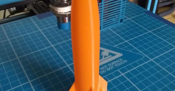 single perimeter foguete fixo remixado luu laca baixar livre stl modelo printablescom 3d modelos brinquedos jogos veículos teste calibração brinquedo vasemodo 3d print model - Mito3D