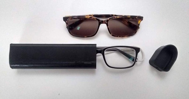 Gözlük vakalar Luu lak indir Bedava stl model printablescom 3d modeller moda Aksesuarlar gözlük gözlüklük kılıfı cam tutacağı 3d print model - Mito3D