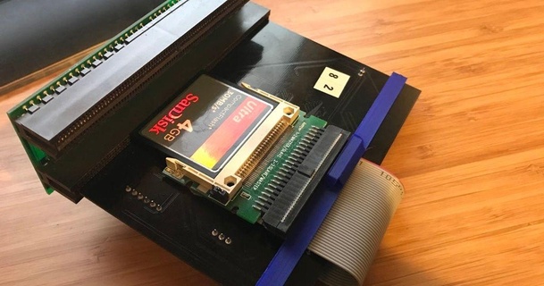 Amiga cd32 tf328 cf ide Adapter aufgeräumt Halter Unterstützung Retromanie download frei stl Modell Printablescom 3d Modelle Gadgets terriblefire328 3d print model - Mito3D