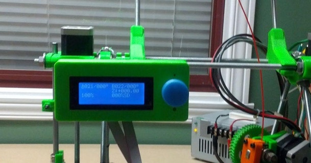 lcd kontrolör montaj tabak ctheroux indir Bedava stl model printablescom 3d modeller yazıcılar yükseltmeler Mendel binmek openscad Prusa 3d print model - Mito3D