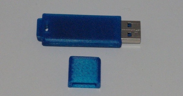Lexar USB bastão caso bainha ctheroux baixar livre stl modelo printablescom 3d modelos aparelhos computadores substituição usbstick 3d print model - Mito3D
