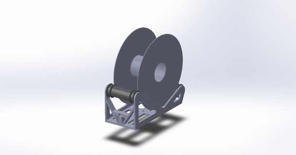 2kg 300mm carretel suporte xtra baixar livre stl modelo printablescom 3d modelos impressoras Atualizações porta filamento bobinas 3d print model - Mito3D