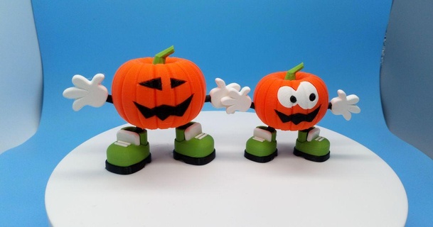 jack pumpkins neil3dprints download free stl model printablescom 3d models toys & games action figures statues cute funny halloween holiday holidays 3d print model - Mito3D