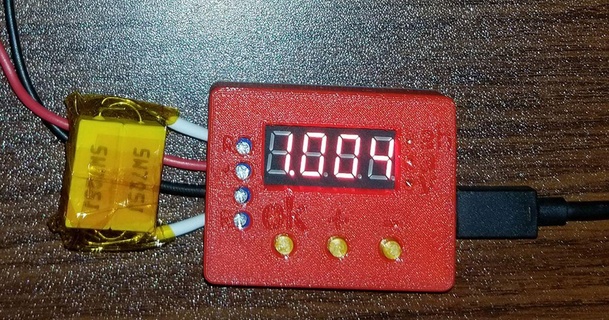 case cheap 18650 battery capacity tester supports needed maltodextrin download free stl model printablescom 3d models hobby & makers electronics 18650cell capacitytester hw586 3d print model - Mito3D