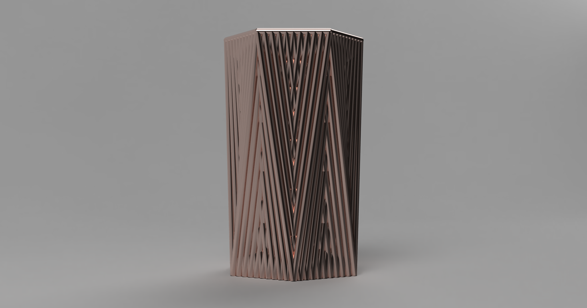 vase 19 wilko Télécharger libre stl modèle imprimablescom 3d modèles Ménage décor autodeskfusion360 fleurs bouteilles vin fusion360 3D print model - Mito3D