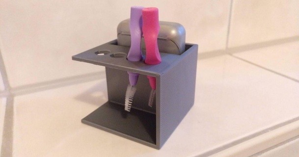 dental palo soporte caliente descargar gratis stl modelo imprimiblescom 3d modelos casa baño higiene interdental cepillos interdentales diente 3d print model - Mito3D