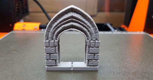 mur cut stone arche 2 pouce bigfinn Télécharger libre stl modèle imprimablescom 3d modèles jouets Jeux openforge2 3d print model - Mito3D