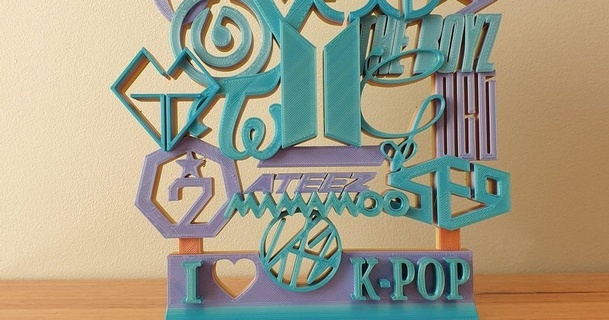büyük kpop süs 3dprintbunny indir Bedava stl model printablescom 3d modeller Sanat tasarım 2d tabaklar logolar as sanat eseri Ateez blackpink 3d print model - Mito3D