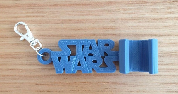 star wars keychain phone stand 3dprintbunny download free stl model printablescom 3d models fashion accessories christmas customized holder keyring 3d print model - Mito3D