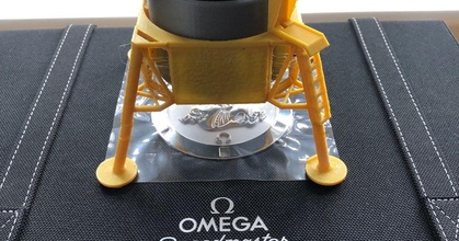 Apollo 11 Luna Lander Monduhr Anzeige 3d Dachboden download frei stl Modell Printablescom Modelle Welt scannt historisch Kontext Mond sehen Omega 3d print model - Mito3D