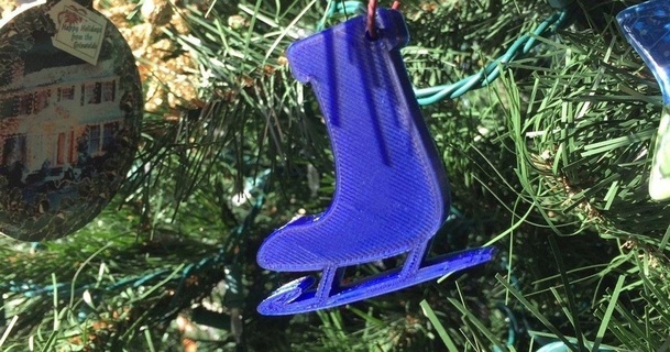 gelo patim Natal árvore enfeite caipira Projeto baixar livre stl modelo printablescom 3d modelos sazonal designs inverno 3d print model - Mito3D