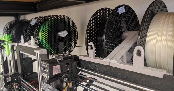 açı biriktirmek Kulp destek David Warboss indir Bedava stl model printablescom 3d modeller yazıcılar Aksesuarlar iplik filament makara tutucusu mk3 3d print model - Mito3D