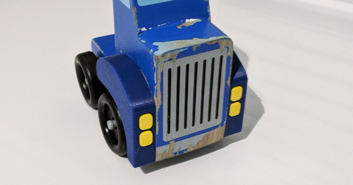 melissa doug loader fenders ecarlson88 download free stl model printablescom 3d models toys & games vehicles fender toy truck 3D print model - Mito3D