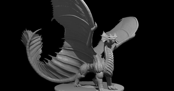 brass dragon updated mz4250 download free stl model printablescom 3d models toys & games board 3d print model - Mito3D