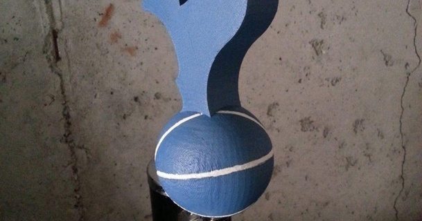 Tottenham hotspur barrilete grifo encargarse mate descargar gratis stl modelo imprimiblescom 3d modelos Arte diseño esculturas kegerator espuelas 3d print model - Mito3D