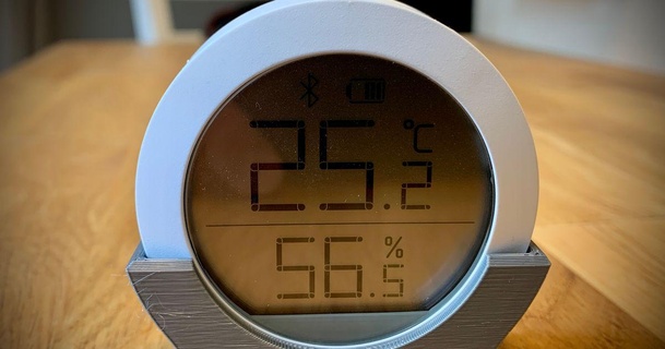 Xiaomi Mijia Bluetooth Thermometer henne download frei stl Modell Printablescom 3d Modelle Haushalt Haus Ausrüstung Feuchtigkeit Stand Temperatur 3d print model - Mito3D