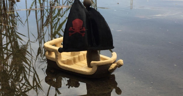 pirata Embarcacion asllexicon descargar gratis stl modelo imprimiblescom 3d modelos juguetes juegos vehiculos bandido barco paseo barcos 3d print model - Mito3D