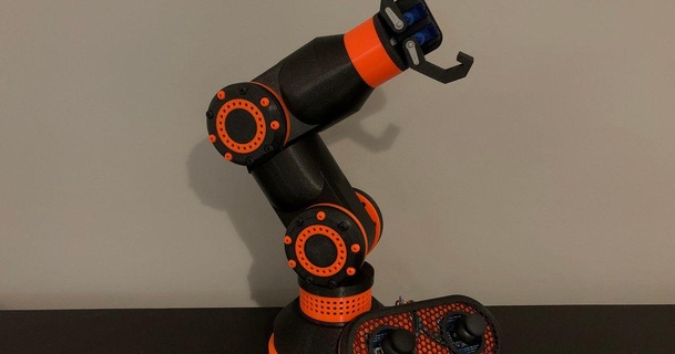 Roboter Arm v1 schokwaw download frei stl Modell Printablescom 3d Modelle Lernen Ingenieurwesen Design 3d print model - Mito3D