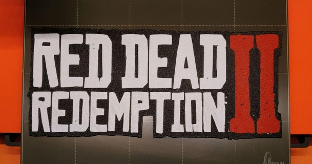 red dead redemption logo single mmu area3d download free stl model printablescom 3d models art & design 2d plates logos videogame wallart decoration 3d print model - Mito3D