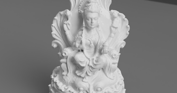 Lakshmi Lotus Thron Herstellung Götter Indien download frei stl Modell Printablescom 3d Modelle Kunst Design Skulpturen Göttin Hindu Hinduismus 3d print model - Mito3D