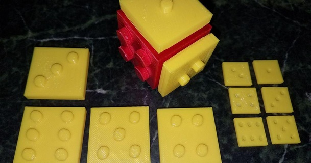 Lego uyumlu Duplo zar Glenn indir Bedava stl model printablescom 3d modeller oyuncaklar oyunlar 3d print model - Mito3D
