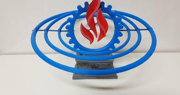 facultad ingenier unju logo ezesko download free stl model printablescom 3d models art & design designs argentina engranaje fire fuego jujuy 3d print model - Mito3D