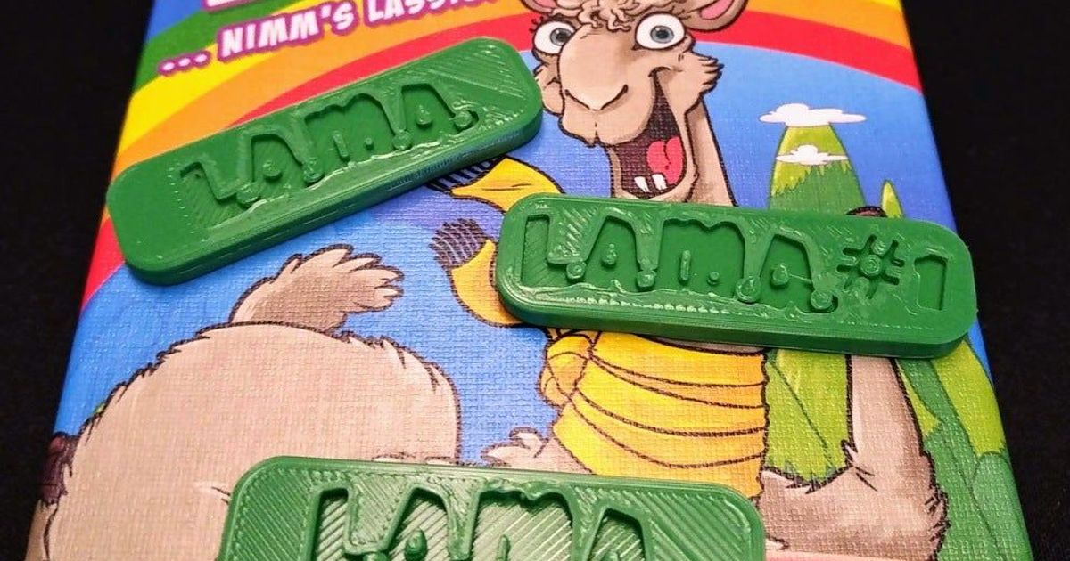 lama player token fabmaszter download free stl model printablescom 3d models toys & games board boardgame boardgames boardgameaccessories cardgame 3D print model - Mito3D