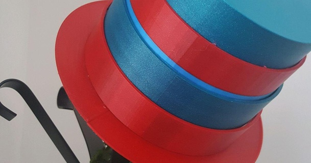 collapsible hat 3dean printing download free stl model printablescom 3d models costumes & accessories props tophat 3d print model - Mito3D