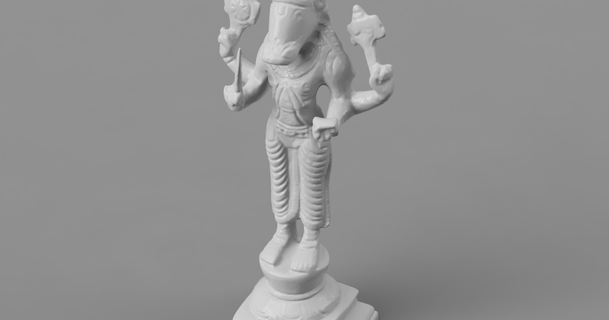 Benutzerbild vishnu varaha Eber Herstellung Götter Indien download frei stl Modell Printablescom 3d Modelle Kunst Design Skulpturen Hindu Hinduismus Idol 3d print model - Mito3D