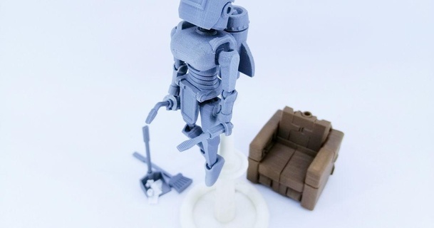 governante robot 375 pollice toymakr3d Scarica gratuito stl modello printablescom 3d Modelli giocattoli Giochi azione figure statue figura femmina mobilia giocattolo 3d print model - Mito3D