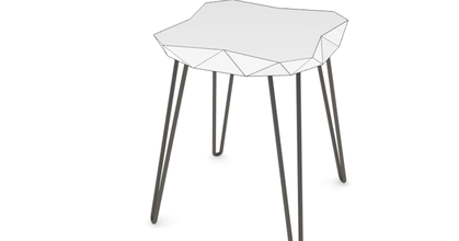 cubistic stool dominik sa download free stl model printablescom 3d models household bedroom cubism table lowpoly seat 3d print model - Mito3D