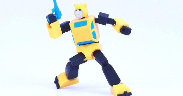 g1 transformers bumblebee toymakr3d download free stl model printablescom 3d models toys & games action figures statues autobot robot toy 3d print model - Mito3D