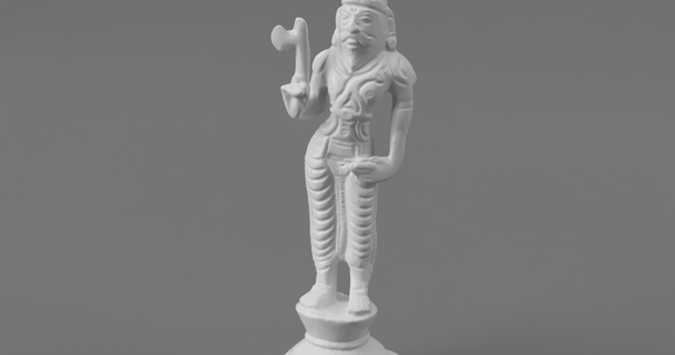 avatar vishnu parasurama colère homme fabrication dieux Inde Télécharger libre stl modèle imprimablescom 3d modèles art conception sculptures hache barbe Dieu hindou hindouisme 3d print model - Mito3D