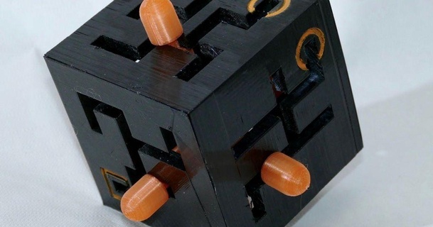 3d maze gallina descargar gratis stl modelo imprimiblescom modelos juguetes juegos rompecabezas brain teasers 3d print model - Mito3D