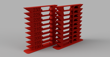 temperature & bridging tower - pla petg gcode included tronnic download free stl model printablescom 3d models printers test filament 3d print model - Mito3D